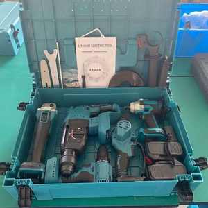Clé à chocs sans fil au lithium <span class=keywords><strong>6</strong></span> en 1, 4 en 1, 3 en 1, 2 en 1, marteau électrique, outil électrique multifonctionnel, ensemble d'outils de réparation ménagers - Product Image 3