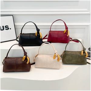 Nuove Borse a Mano Morbide in PU per Donna 2026, Borsa a <span class=keywords><strong>Tracolla</strong></span> Vintage Portatile, Trendy Borsetta Quotidiana per Donne - Product Image 1