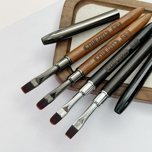 Hot Selling High-quality Nail <b>Brushes</b> Flat Pens UV <b>Round</b> Head Pens Customizable Logos OEM/ODM Factory Wholesale Customization - Product Image 4