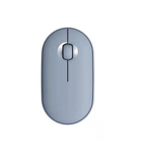 4015 Pebble Mouse Mini 3D USB 2.4G nirkabel dengan Logo & pola warna dapat disesuaikan untuk perdagangan luar negeri lintas batas
