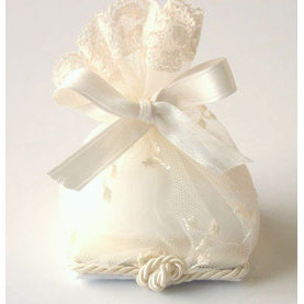 BORSA IN TULLE 72 ECRO - Product Image 1