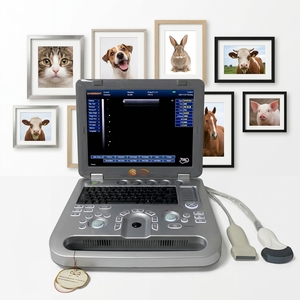Appareil d'échographie vétérinaire portable vasculaire, noir et blanc, pour animaux - Product Image 1