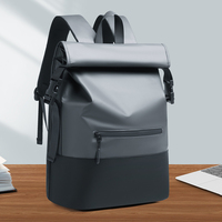 Sac à dos pour ordinateur portable unisexe tendance en PU, multi-compartiments, Mochilas 17 pouces, pour l'école et les voyages en plein air