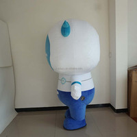 Efun MOQ 1 PCS Professional benutzer definierte aufblasbare weiße Roboter Maskottchen Kostüm Cartoon Walking Robot Charakter Kostüm zum Verkauf