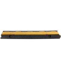 Protector de Cables Portátil para Escenarios, 1m de Longitud, Canal Interior de 32mm, Cubierta de Cables para Suelo, para Iluminación de Eventos y Escenarios
