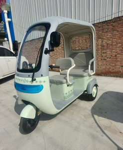 New 3 Bánh Xe Điện Xe Tay Ga Đón Trẻ Em 60V 800W 2 Hàng Điện Ba Bánh Với Chống Thấm Nước Che Nắng Tán Cho Người Lớn - Product Image 4