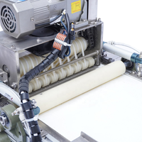 Machine à rouleaux automatique à forme réglable pour gaufrettes, cuchuflis, barquillos et rouleaux de poulet