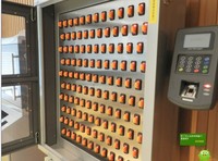Système de gestion des clés de flotte LANDWELL Coffre-fort à clés combiné I-keybox-100 Boîte de rangement intelligente pour clés
