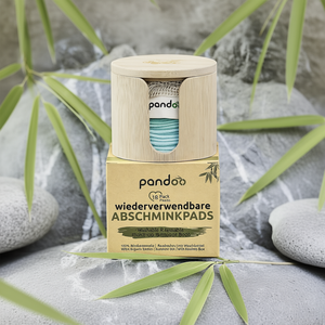 Pandoo Makeup <b>Remover</b> Pads 18 Pack Washable Reusable With Bamboo <b>Box</b> - Product Image 3