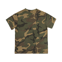 T-shirts graphiques à manches longues camouflage Cleanfit American High Street pour hommes et femmes, coupe oversize personnalisée