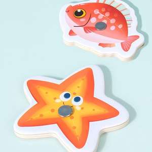 <span class=keywords><strong>Jeu</strong></span> de pêche en bois magnétique Montessori Fish Toys pour enfants-Coffret cadeau de vacances pour cadeaux et promotions - Product Image 4