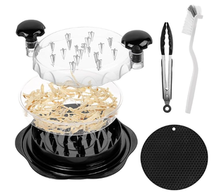 Trituratore Professionale per Pollo da 10 Pollici, Grande Utensile Visibile per Sfilacciare la Carne con Spazzola e Forchetta per Cucina, BBQ, Tacos e Insalate - Product Image 1