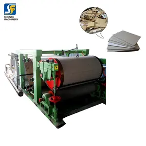 Semi-automatic cardboard corrugated making machine for cardboard box making