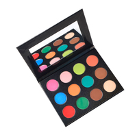 Miss rose — Palette d'ombre à paupières, nuancier de maquillage, pour ombre à paupières, étiquette privée, à faire soi-même, 12 couleurs