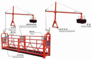 Étais en acier réglables certifiés CE ISO9001 pour échafaudages, utilisés pour plateformes suspendues modèle ZLP800, prix économique ZLP630/Z - Product Image 5