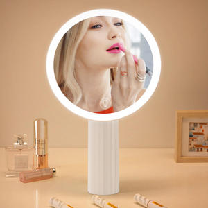 Miroir de maquillage LED portable avec capteur tactile à luminosité réglable personnalisé en gros - Product Image 4
