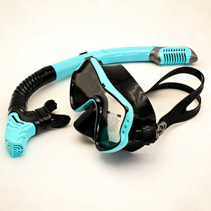 JUNHAIINS-Juego de máscara de <span class=keywords><strong>buceo</strong></span> y esnórquel de silicona para adultos, resistente al agua para hombres y mujeres, ideal para <span class=keywords><strong>buceo</strong></span> y natación - Product Image 4