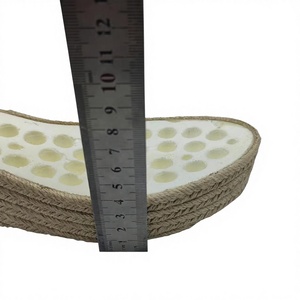 <span class=keywords><strong>Espadrilles</strong></span> pour femmes GUOZU, mode féminine, avec talon compensé durable antidérapant en PU + jute - Product Image 6