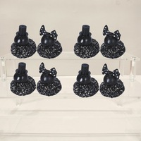 WOWEI Offre Spéciale voiture ornements Cowboy canard avec chapeau et lunettes de soleil Mini canards jouets pour anniversaire natation fête cadeau faveur