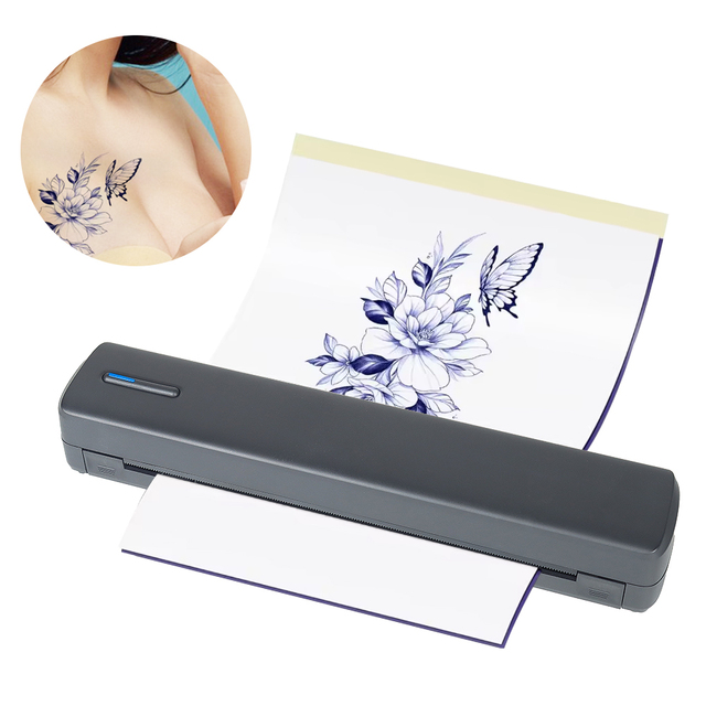 OEM Portable A4 Thermal Printer Factory Stock Mini Label Printer /USB Interface 1-Year Warranty IOS/Android Compatible