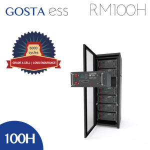 Gosta ราว10KWH RM100H Lifepo4 100AH เหล็กลิเธียมใช้พลังงานแสงอาทิตย์แบบ5KW 10KW ได้48V 51.2V - Product Image 5