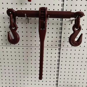 2200 एलबीएस भारी शुल्क श्रृंखला रैचेट ड्रॉप जाली कार्बन स्टील लीवर मिश्र धातु लोड बिंदर बाध्यकारी डबल हुक सादे फिनिश - Product Image 1