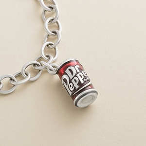 Pendentif émaillé vintage inspiré du <span class=keywords><strong>Pepper</strong></span> Doctor, bijoux en argent pur 925, collier unisexe thème boisson vintage, cadeau d'anniversaire - Product Image 2