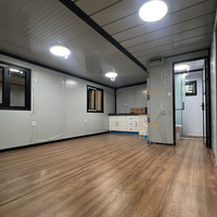 Maison conteneur carrée extensible à double aile de 20 pieds et 40 pieds sur mesure, appartement préfabriqué, bureau, cuisine, hôpital