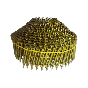 Clous en acier à haute résistance avec tête bombée, barbelés lisses, anneaux en spirale, types de tiges pour cloueuses - Product Image 2