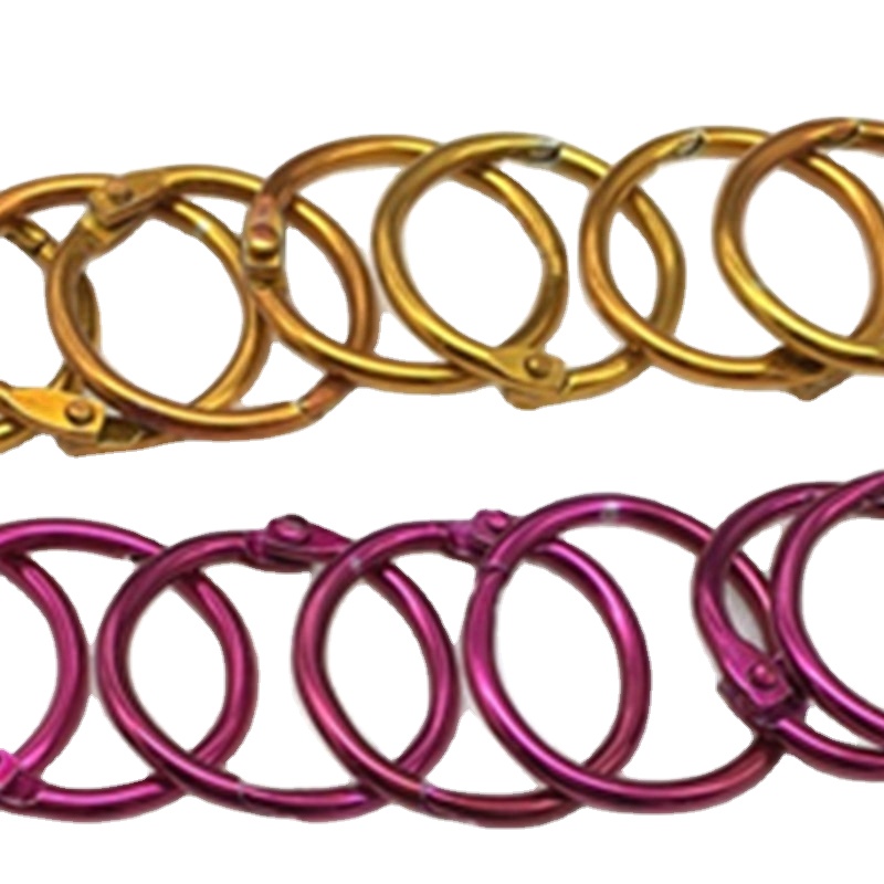 Высококачественное маленькое металлическое Открытое кольцо для сумки