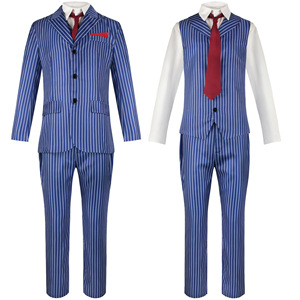 Traje de Hombre con Chaleco y Pantalones a Rayas Fala, Disfraz de Halloween, para TV o Cine, Talla Adulto 01, Otoño 2023 - Product Image 1