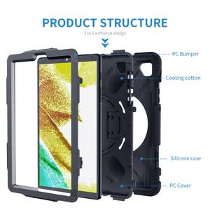 Étui de protection robuste en caoutchouc antichoc pour Samsung Galaxy Tab A7 Lite 2021, avec sangle de main et bandoulière - Product Image 5