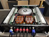RX2U1200 4X1200W 2U Metal Anson Transistor 4-Channel Professional Audio Power Amplifier Desain Ramah Lingkungan dan Tahan Lama XLR Surround