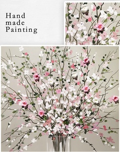 <span class=keywords><strong>Peinture</strong></span> <span class=keywords><strong>à</strong></span> <span class=keywords><strong>l</strong></span>'<span class=keywords><strong>huile</strong></span> florale décorative murale pour couloir américain, peinte <span class=keywords><strong>à</strong></span> la main, art mural, bouquets <span class=keywords><strong>de</strong></span> <span class=keywords><strong>fleurs</strong></span> blanches et rouges en <span class=keywords><strong>fleurs</strong></span> dans un <span class=keywords><strong>vase</strong></span> - Product Image 6