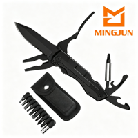 En stock : Ensemble multifonctionnel de pinces pliantes et de couteaux de poche avec ouvre-boîte et décapsuleur – Cadeau portable pour l'extérieur