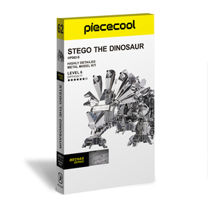 Robotime — Kits de modèle STEGO THE dinosaure, <span class=keywords><strong>Puzzle</strong></span> en métal <span class=keywords><strong>3D</strong></span> pour adultes et adolescents - Product Image 6