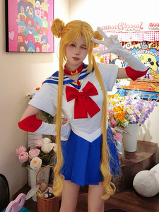 Costume de cosplay <span class=keywords><strong>Sailor</strong></span> Mercury de <span class=keywords><strong>Sailor</strong></span> <span class=keywords><strong>Moon</strong></span> RUIKE 2026, jupe de personnage d'anime pour jeu de rôle, costume de scène pour femmes - Product Image 5