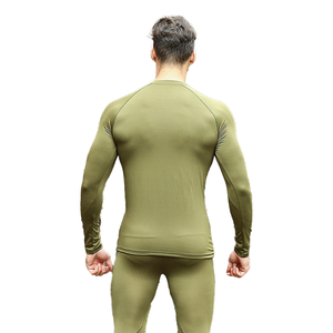 2024 poliéster de manga larga usa <span class=keywords><strong>3</strong></span> colores hombres táctico polar Calzoncillos largos cálido deporte ropa interior térmica - Product Image 4