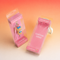 Boîte en PVC pliable écologique personnalisée, boîte cadeau transparente en plastique pour porte-clés, jouet, tasse à café, accessoires, artisanat