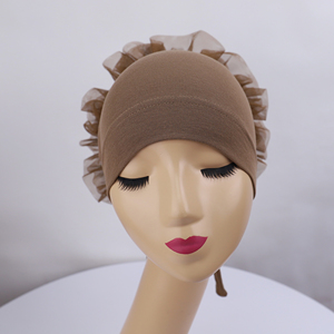 <span class=keywords><strong>Bonnet</strong></span> intérieur volumisant en coton de haute qualité, style malaisien, pour hijabs et bonnets floraux, pour femmes musulmanes - Product Image 5