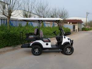 Haute qualité 5KW moteur 72V batterie au lithium 4 places voiturettes de golf électriques prix bon marché <span class=keywords><strong>voiture</strong></span> buggy pour terrains de golf - Product Image 5