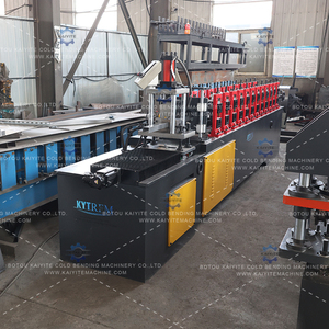 Công nghiệp màn trập cửa kênh dây chuyền sản xuất máy hoàn toàn tự động nhiệm vụ nặng nề hình chữ U đường sắt hướng dẫn cuộn hình thành thiết bị - Product Image 5