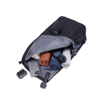 Free Sample Kingsons Quality Soft Laptop <b>Backpack</b> Roll Top Buckle Opening <b>Computer</b> Bag for Men Well Organised macbook ipod - Product Image 5