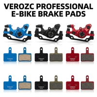 VEROZC VCT-1001 Boîte de 25 paires de plaquettes de frein à disque pour vélo électrique, résine organique semi-métallique pour Shimano Tektro TRP VTT, pièce de vélo électrique
