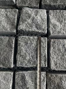 Dalles de pavés en granit gris de Chine, <span class=keywords><strong>moins</strong></span> chères, finition naturelle sur cinq côtés, motif brique, pour allées, jardins, extérieur et usage industriel - Product Image 4