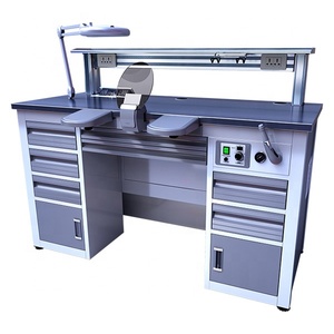 Tavolo dentale singolo regolabile resistente agli acidi e agli alcali Anti corrosione acciaio <span class=keywords><strong>laboratorio</strong></span> di lavoro Top - Product Image 6