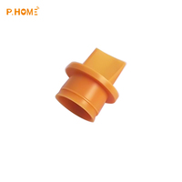 Accessoires de tire-lait électrique et manuel en silicone sans BPA orange avec valve à bec de canard pour l'alimentation et l'allaitement du bébé