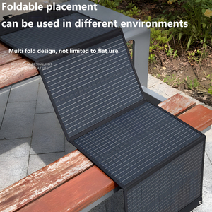 Paneles Solares Plegables Portátiles para Acampar y Viajar al Aire Libre, Manta Solar Plegable de 120W 200W 300W, 4x4, 18V - Product Image 3