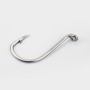 Pêche en mer avec hameçon à ruban blanc, manche long, hameçon simple, hameçon couteau, pour barracuda et mulet - Product Image 1