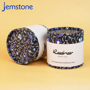 Boîte cylindrique en carton recyclable personnalisée pour cosmétiques, soins de la peau, crème pour le visage, boîte à poussoir, poudre libre, huile essentielle, tube en papier, emballage - Product Image 2